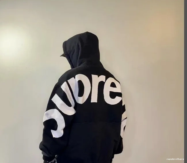 Black M Sweatshirt SWEATSHIRT XL HOODED LOGO Hoodie L Big Grey Back S LOGO BIG JACQUARD 0818